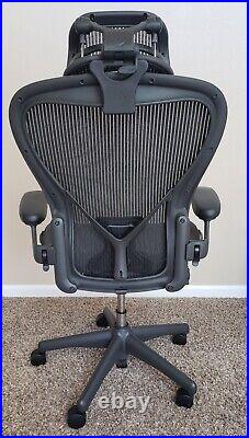 Herman Miller Fully Loaded Posture fit Size B Aeron Chairs Open Box