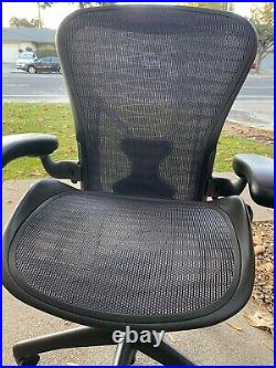 Herman Miller Fully Loaded Posture fit Size B Aeron Chairs used
