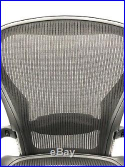 Herman Miller Fully-Loaded Size C (PURPLE) Mesh Lumbar Support Aeron Chair