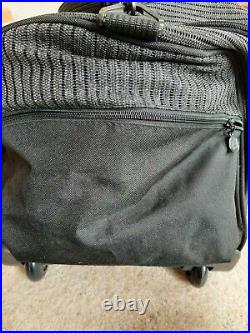 Herman Miller Inc. Furniture Aeron Farbic Mesh Black Rolling Duffle Travel Bag