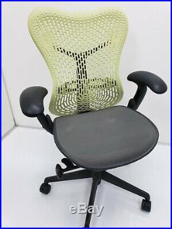 Herman Miller MIRRA ergonomic Fully Adjustable chair Citron Graphite aeron eames