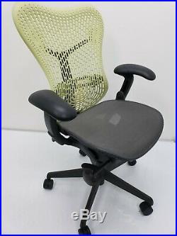 Herman Miller MIRRA ergonomic Fully Adjustable chair Citron Graphite aeron eames