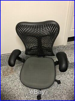 Herman Miller Mirra (Aeron) Chair Fully Loaded Tilt Lock, Posturefit, Adj Arm