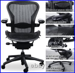 Herman Miller Office Chair Size B Fully Adjustable with All Features Included