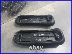 Herman Miller Remastered Aeron Armpads LEATHER PAIR Black Colored Leather