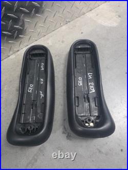 Herman Miller Remastered Aeron Armpads LEATHER PAIR Black Colored Leather