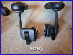 Herman Miller Remastered Aeron Armrests Left + Right Pair Height Adjustable