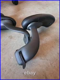 Herman Miller Remastered Aeron Armrests Left + Right Pair Height Adjustable