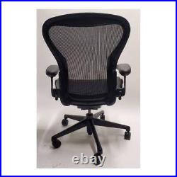 Herman Miller Remastered Aeron Chair, Size B, in Black-Onyx Herman Miller Remastered Aeron Chair, Size B, in Black-Onyx