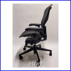 Herman Miller Remastered Aeron Chair, Size B, in Black-Onyx Herman Miller Remastered Aeron Chair, Size B, in Black-Onyx