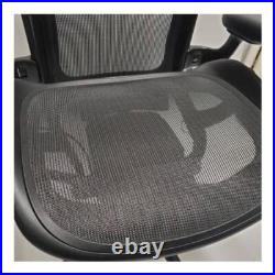 Herman Miller Remastered Aeron Chair, Size B, in Black-Onyx Herman Miller Remastered Aeron Chair, Size B, in Black-Onyx