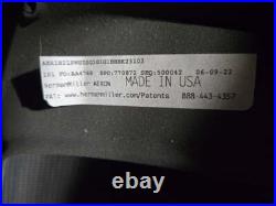 Herman Miller Remastered Aeron Chair, Size B, in Graphite