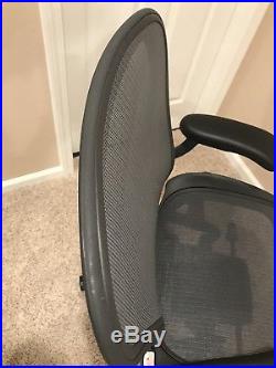 Herman Miller Remastered Aeron Chair, Size C, Graphite