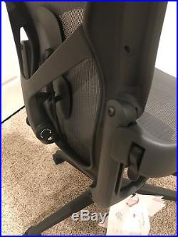 Herman Miller Remastered Aeron Chair, Size C, Graphite