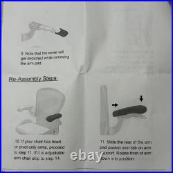 Herman Miller Remastered Aeron Mineral Arm Pad PAIR