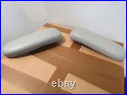 Herman Miller Remastered Aeron Mineral Armpad LEATHER PAIR