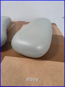 Herman Miller Remastered Aeron Mineral Armpad LEATHER PAIR