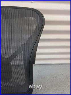 Herman Miller Remastered Aeron Size A Backrest PostureFit Graphite Color