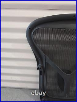 Herman Miller Remastered Aeron Size A Backrest PostureFit Graphite Color