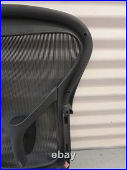 Herman Miller Remastered Aeron Size A Backrest PostureFit Graphite Color