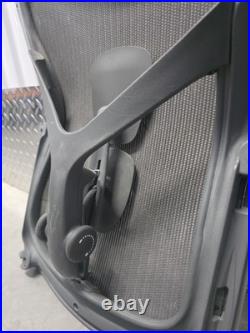 Herman Miller Remastered Aeron Size B Backrest PostureFit SL CARBON COLOR