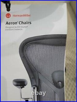 Herman Miller Remastered Aeron Size C Office Chair Fully Loaded PostureFit