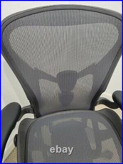 Herman Miller Remastered Aeron Size C Office Chair Fully Loaded PostureFit