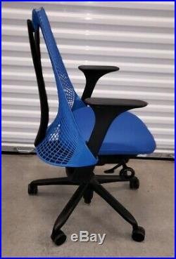 Herman Miller Sayl Office Task Chair Blue Ergonomic aeron USA EX+++