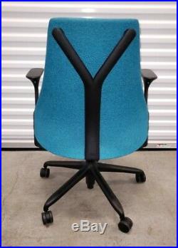 Herman Miller Sayl Office Task Chair Blue Fabric Back Ergonomic aeron USA EX+++