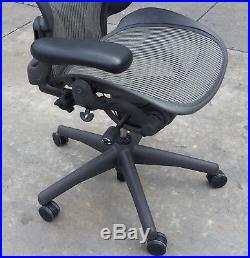 Herman Miller Size B Aeron Chairs Fully Adjustable with Posture Fit