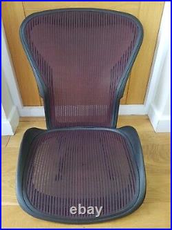 Herman Miller Size B Mesh Set Back and Seat Red for Aeron Chair