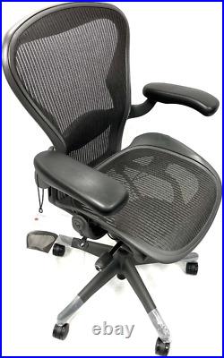 Herman Miller Size B Office Chair Adjustable Arms Rear Tilt Limiter Lumba