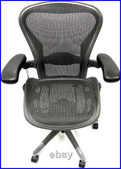 Herman Miller Size B Office Chair Adjustable Arms Rear Tilt Limiter Lumba