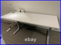 Herman Miller adjustable Sit to Stand desk with Herman Miller Aeron Chair