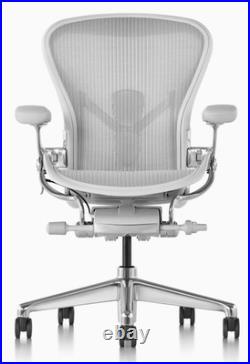 Herman Miller aeron REMASTERED Chair Fully Loaded SIZE C LARGE polished al Herman Miller aeron REMASTERED Chair Fully Loaded SIZE C LARGE polished al