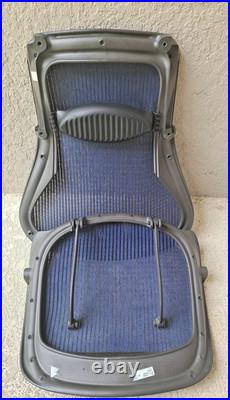 Herman Miller seat, backrest, seatlink, and lumba, size B (Blue) #AA