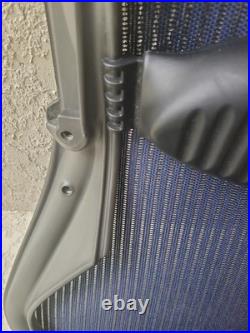 Herman Miller seat, backrest, seatlink, and lumba, size B (Blue) #AA