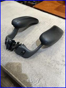 Herman miller Aeron Classic left and right arms with dial wheels