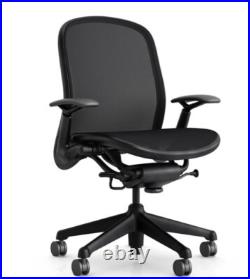 Knoll Chadwick Mesh Desk Office Chair Black Adjustable Arms Tilt Lock