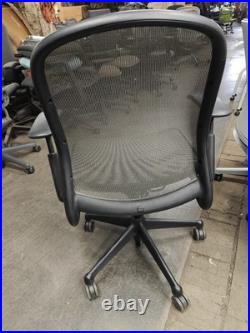 Knoll Chadwick Office Chair Tan Mesh Black Frame Desk Chair