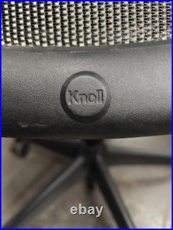 Knoll Chadwick Office Chair Tan Mesh Black Frame Desk Chair