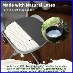 Latex Seat Cushion for Herman Miller Aeron Chair, Natural Latex Ergonomic Off