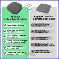 Latex Seat Cushion for Herman Miller Aeron Chair, Natural Latex Ergonomic Off