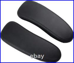 Leather Arm Pads Caps Pair s for Herman Miller Classic Aeron Chair