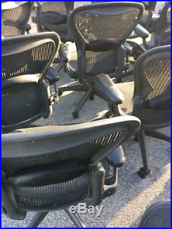 Lot of 20 Aeron Herman Miller Office Desk Chairs