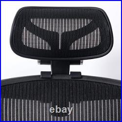 MingYi New Headrest for Herman Miller Aeron Classic & Remastered Chair Black