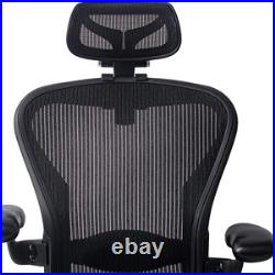 MingYi New Headrest for Herman Miller Aeron Classic & Remastered Chair Black