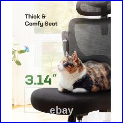 NEW Ergonomic High-Back Mesh Office Chair with Adjustable Lumbar & Headrest