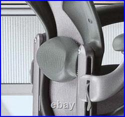 NEW Herman Miller Aeron Chair Lumbar Low Back Support Pad Graphite Size A B or C