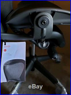 NEW WithTAGS! AERON CHAIR BY HERMAN MILLER Fully Loaded Size B